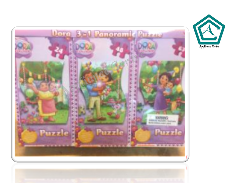 DORA 3 IN 1 PANORAMIC PUZZLE